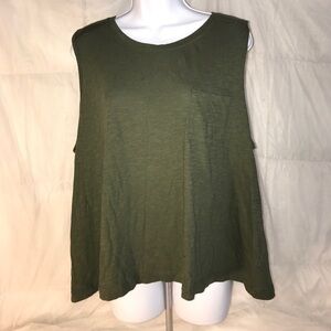Gap sleeveless swing cotton top Sz XL